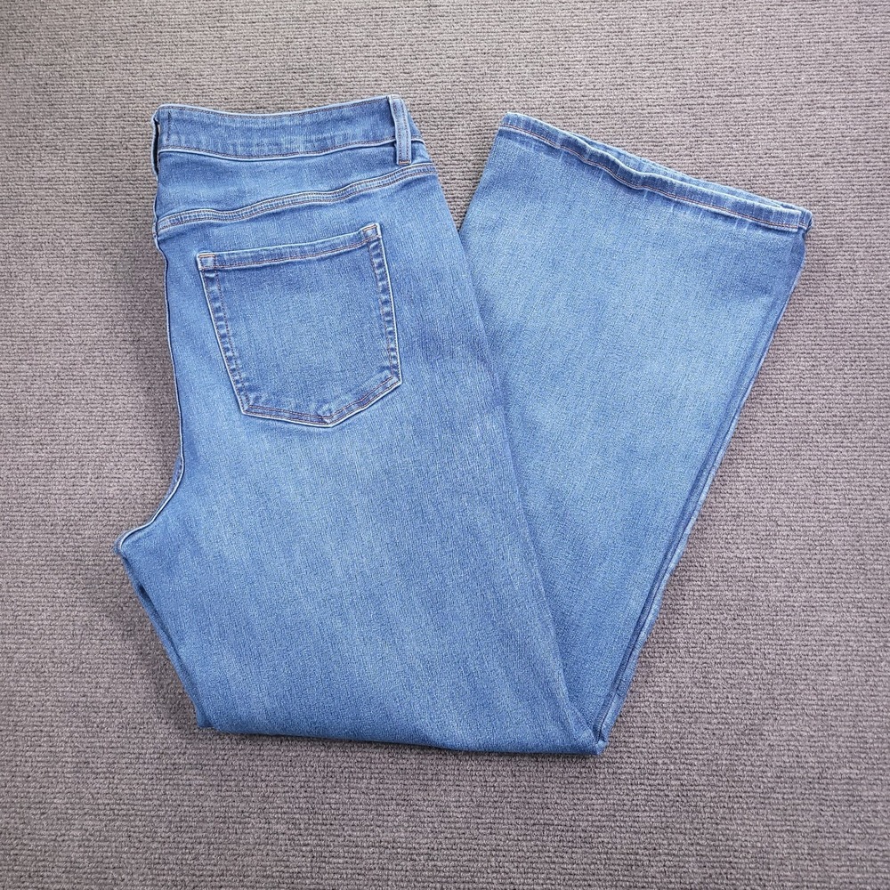 LANE BRYANT Jeans Size 22L Boot Mid Rise Signature Fit Stretch Denim 41x33